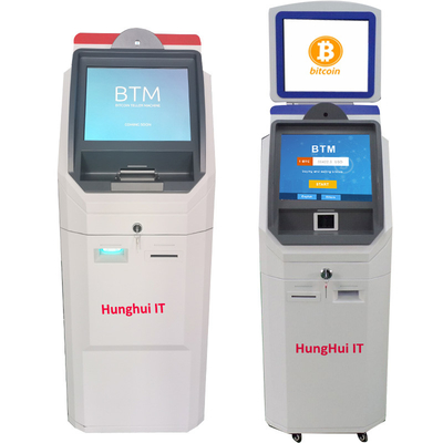 صفحه نمایش لمسی خازنی دستگاه کیوسک نقدی بیت کوین ATM با سپرده نقدی / توزیع کننده