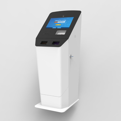 سیستم ویندوز 15.6 اینچ کیوسک دو طرفه بیت کوین ATM با توزیع کننده نقدی