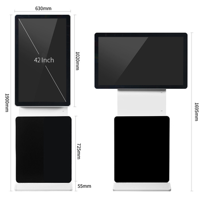 نمایشگر تبلیغاتی LCD ساینیج دیجیتال 43 اینچی برای تابلوهای تلویزیون و پخش کننده رسانه